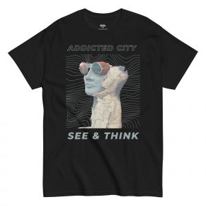 See and Think Modern Graphic Men's T-Shirt