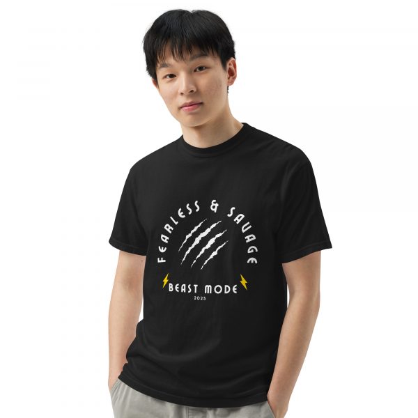 Fearless and Savage Beast Mode Graphic T-Shirt - Image 6