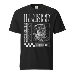 Illusion Abstract Graphic Unisex  T-Shirt