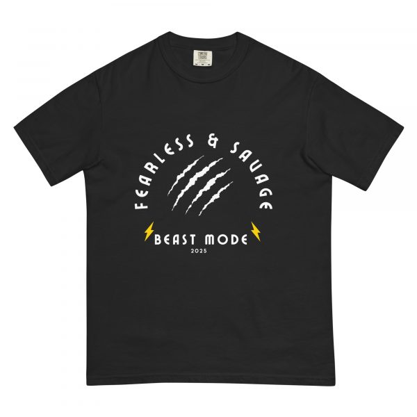 Fearless and Savage Beast Mode Graphic T-Shirt - Image 7