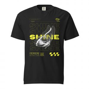 Shine Graphic T-Shirt – Illuminate Your Style with Bold Yellow Graphics
