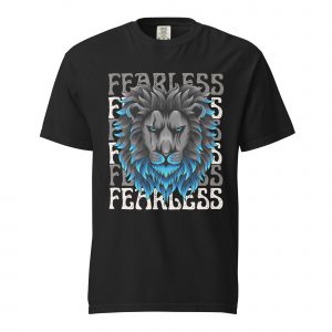 Fearless Lion Graphic T-Shirt