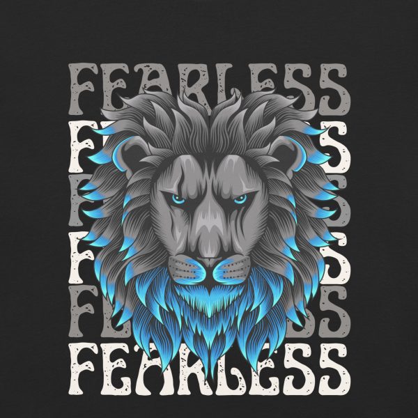 Fearless Lion Graphic T-Shirt - Image 4