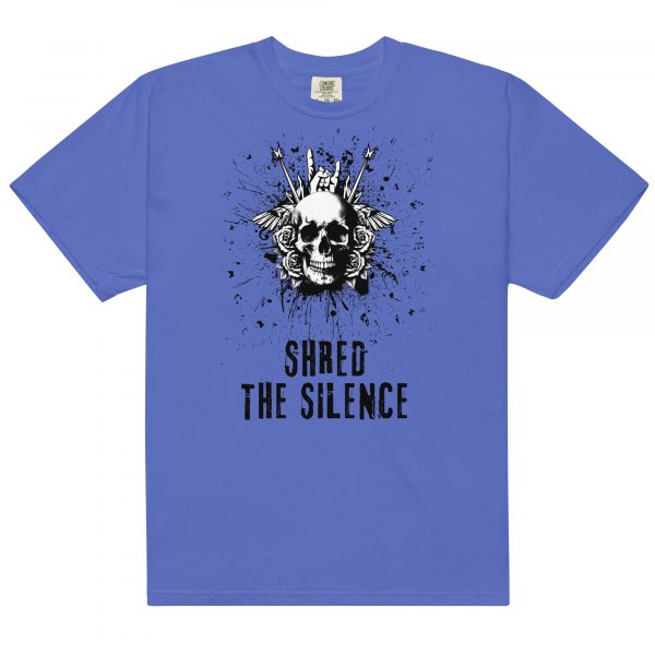Shred the Silence Skull Graphic T-Shirt - Image 5