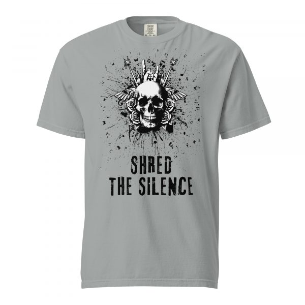 Shred the Silence Skull Graphic T-Shirt - Image 35