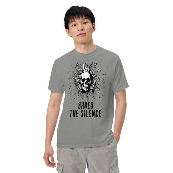 Shred the Silence Skull Graphic T-Shirt - Image 11