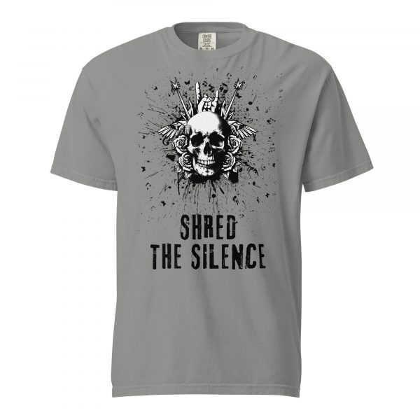 Shred the Silence Skull Graphic T-Shirt - Image 31