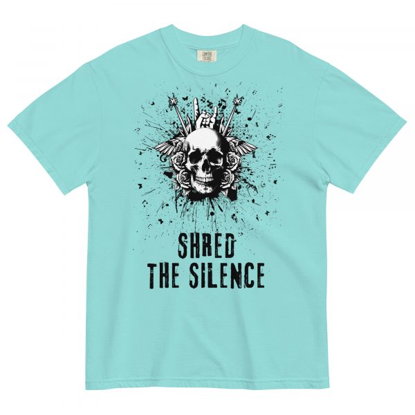 Shred the Silence Skull Graphic T-Shirt - Image 15
