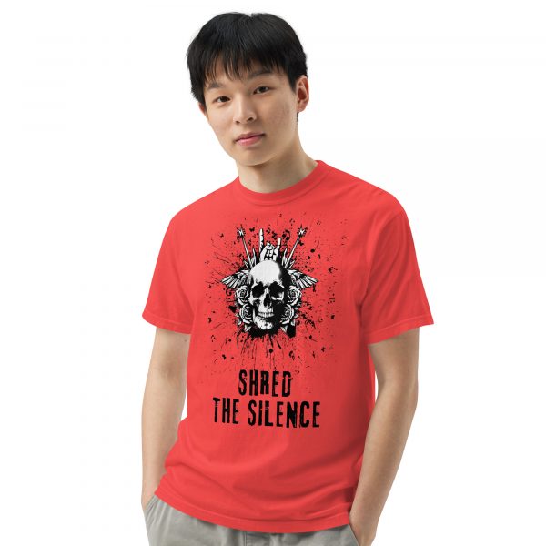 Shred the Silence Skull Graphic T-Shirt - Image 8