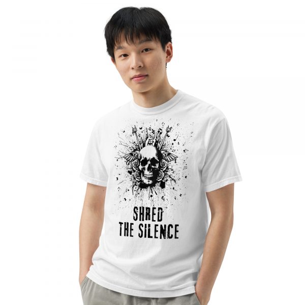 Shred the Silence Skull Graphic T-Shirt - Image 18