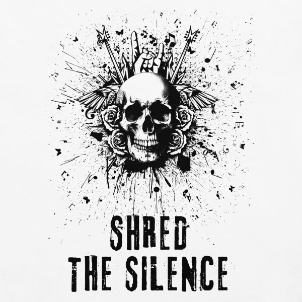 Shred the Silence Skull Graphic T-Shirt - Image 16