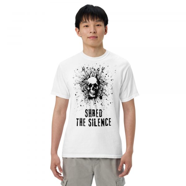 Shred the Silence Skull Graphic T-Shirt - Image 19