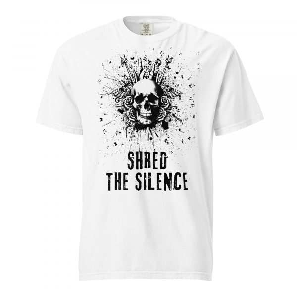 Shred the Silence Skull Graphic T-Shirt - Image 43