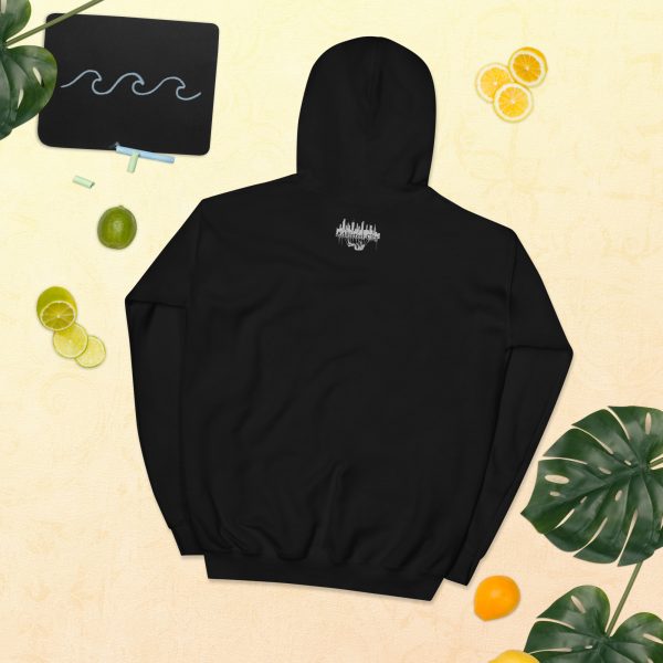 Addicted City Hoodie – Neon Green Graphic on Black, Bold Urban Streetwear - Image 6