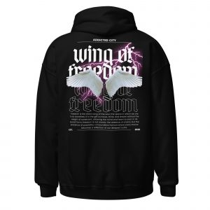 Wing of Freedom Hoodie – Embrace Peace and Strength in Every Flight
