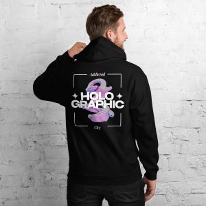 Holographic Abstract Design Hoodie