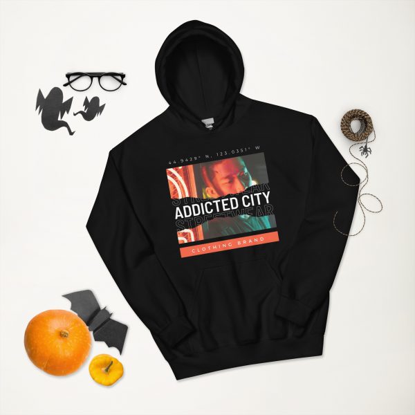 Unisex Addicted City Urban Streetwear Hoodie - Image 9