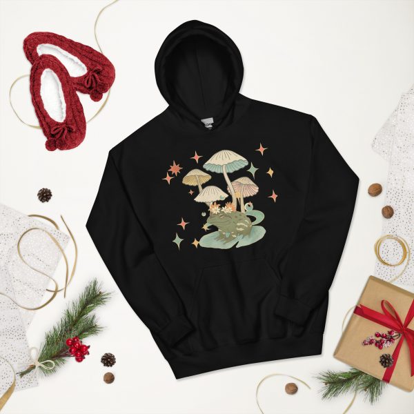 Frog and Mushroom Graphics Hoodie - Image 8