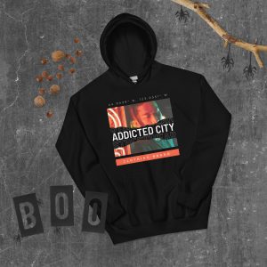 Unisex Addicted City Urban Streetwear Hoodie