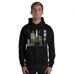 Unisex Contemporary Futuristic Hoodie