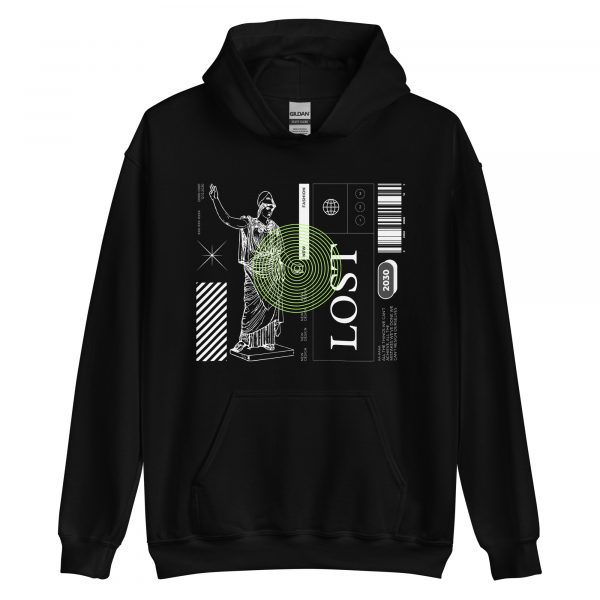 Unisex Contemporary Futuristic Hoodie - Image 11