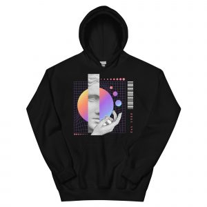 Unisex Abstract Futuristic Hoodie