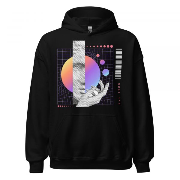 Unisex Abstract Futuristic Hoodie - Image 10