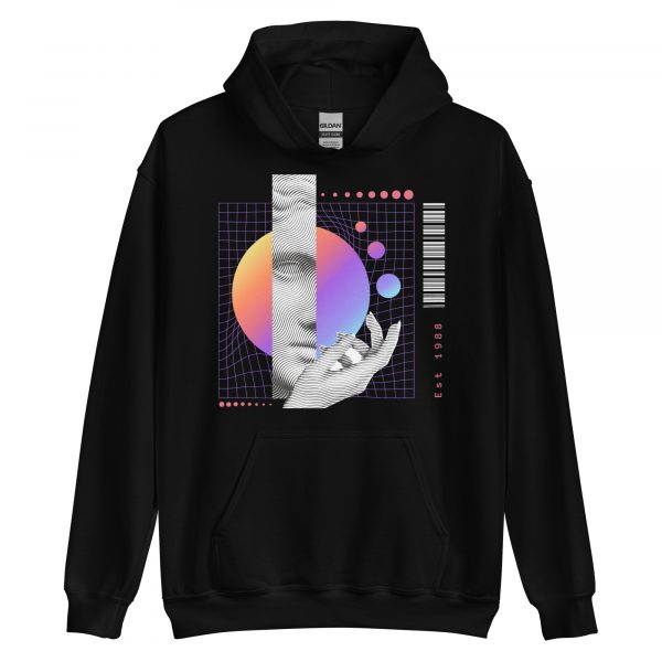 Unisex Abstract Futuristic Hoodie - Image 11