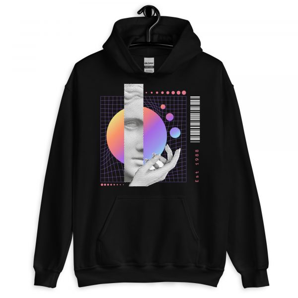 Unisex Abstract Futuristic Hoodie - Image 12