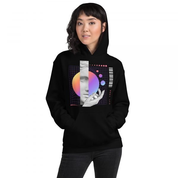 Unisex Abstract Futuristic Hoodie - Image 13