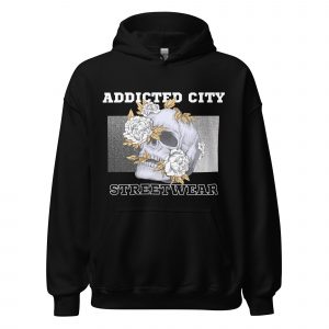 Addicted City Skull Streetwear Hoodie