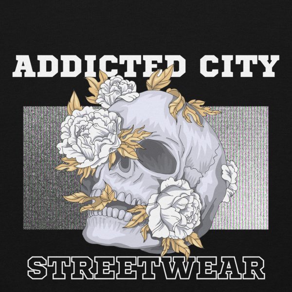 Addicted City Skull Streetwear Hoodie - Image 6