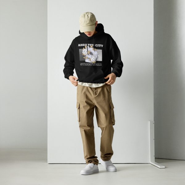 Addicted City Skull Streetwear Hoodie - Image 10