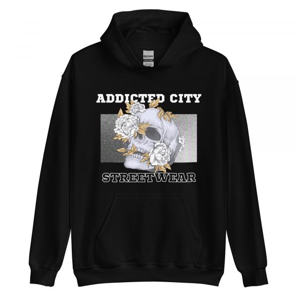 Addicted City Skull Streetwear Hoodie - Image 11