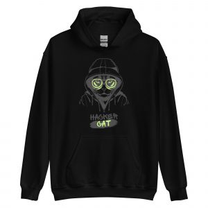 Custom Made Hacker Cat Hoodie