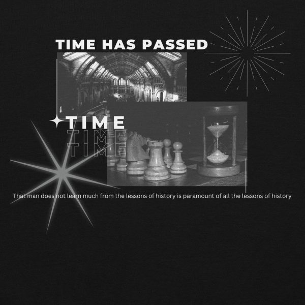 Time Has Passed Hoodie – Reflect, Embrace, and Move Forward - Image 3