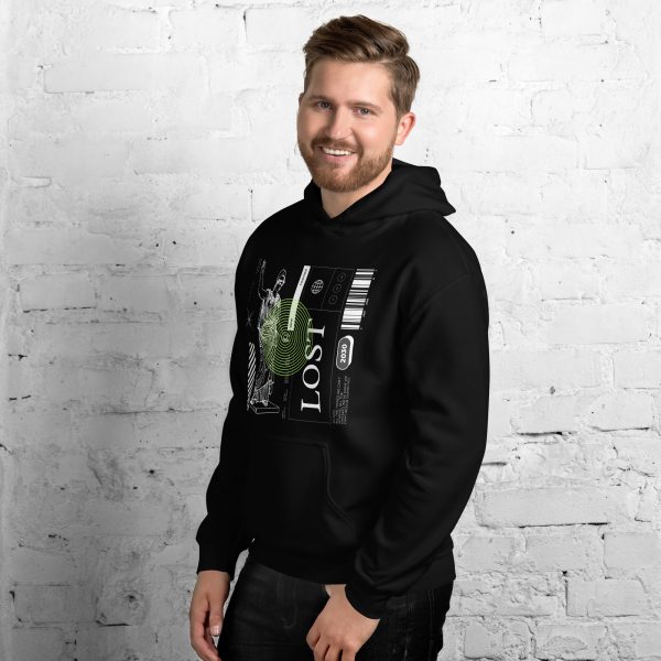 Unisex Contemporary Futuristic Hoodie - Image 4