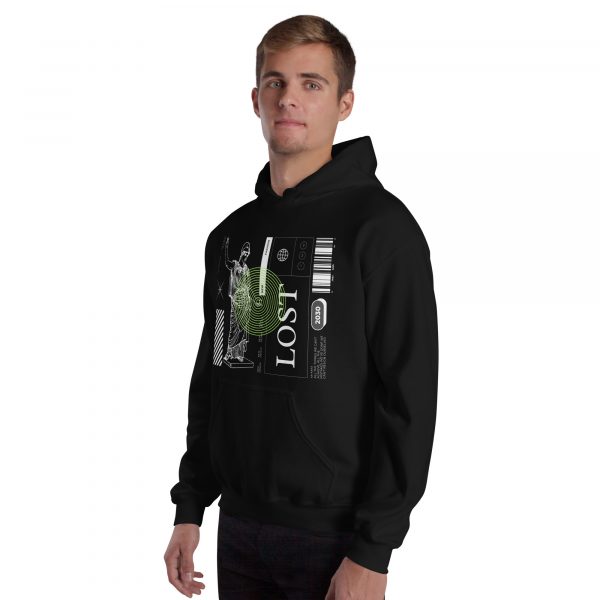 Unisex Contemporary Futuristic Hoodie - Image 15