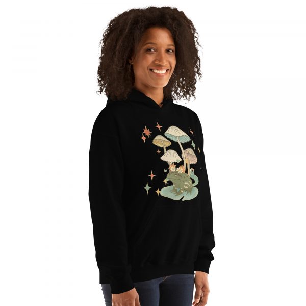 Frog and Mushroom Graphics Hoodie - Image 5