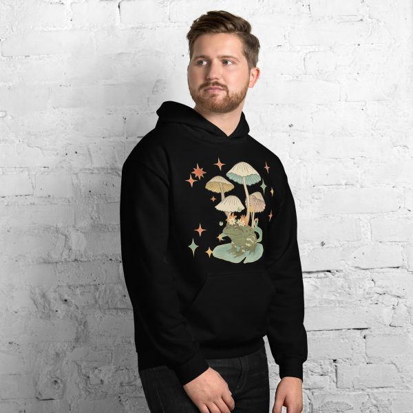 Frog and Mushroom Graphics Hoodie - Image 7