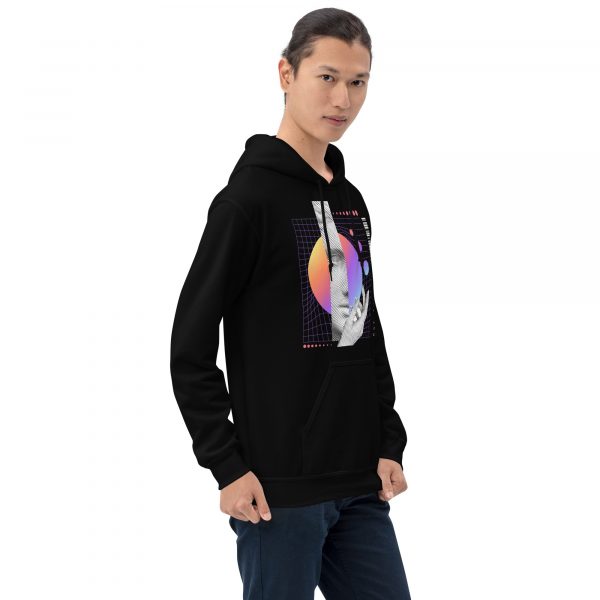 Unisex Abstract Futuristic Hoodie - Image 4