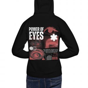 "Power of Eyes" Modern Graphic Hoodie