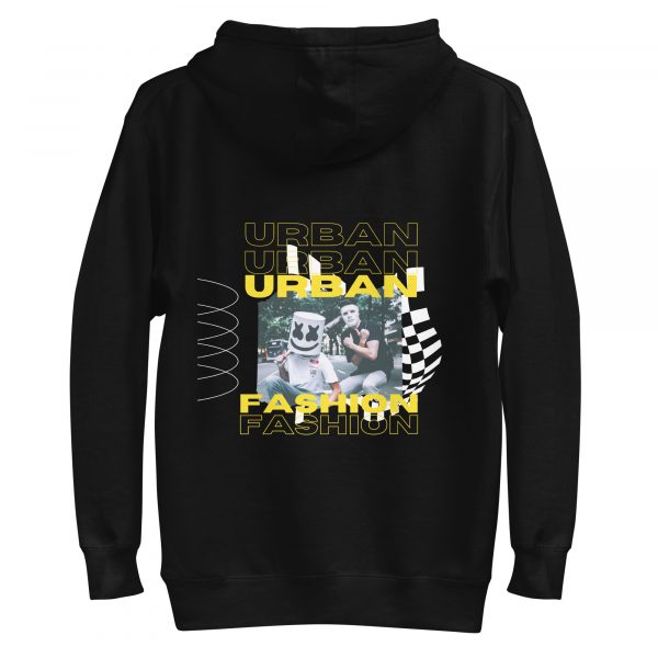 "Urban Fashion" Modern Graphic Hoodie - Image 3