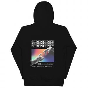 Serendipity Black Hoodie – A Streetwear Masterpiece of Fate and Connection