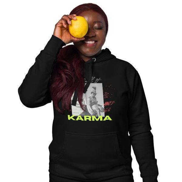 "We Call It Karma" Modern Graphic Hoodie - Image 7