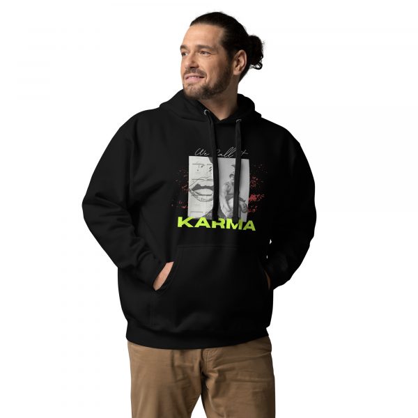 "We Call It Karma" Modern Graphic Hoodie - Image 9