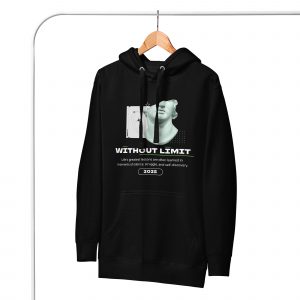 "Without Limit" Modern Graphic Hoodie