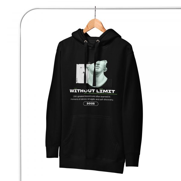 "Without Limit" Modern Graphic Hoodie