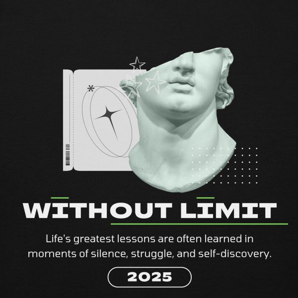 "Without Limit" Modern Graphic Hoodie - Image 5