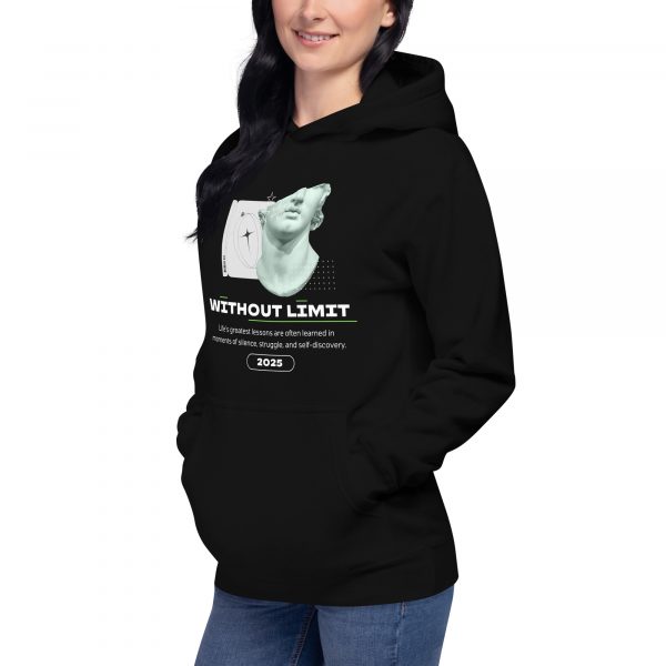 "Without Limit" Modern Graphic Hoodie - Image 4